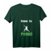 Damen Time to Pound Workout Fitness T-Shirt für Instruktorinnen & Rockerinnen mit V-Ausschnitt – Leichtes, stylisches Sportshirt für Power-Workouts