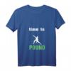 Damen Time to Pound Workout Fitness T-Shirt für Instruktorinnen & Rockerinnen mit V-Ausschnitt – Leichtes, stylisches Sportshirt für Power-Workouts