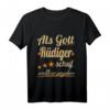 Personalisiertes Herren T-Shirt mit Vorname Rüdiger – Lustiges Geburtstagsgeschenk, perfekt für Opa, Vater, Bruder & besondere Anlässe