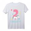 Kinder Charlotte Mädchen Einhorn Ich bin 2 Jahre alt Geburtstags T-Shirt - Perfekt für den 2. Kindergeburtstag und Einhorn Fans