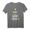 Mele Kalikimaka Shirt für Frauen - Hawaiian Christmas T-Shirt mit Santa-Motiv für Festliche Feiertage & Familienfotos
