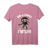 Billard Ninja T-Shirt für Spieler und Fans – Lustiges Billard-Design, ideales Geschenk für Freunde und Kinder