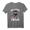 Billard Ninja T-Shirt für Spieler und Fans – Lustiges Billard-Design, ideales Geschenk für Freunde und Kinder