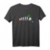 Lustiges Paintball Evolution Design T-Shirt für Teamspieler – Perfekt als Geschenk für Paintball-Fans und -Teams