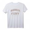 Fury Warrior MMO-Spieler T-Shirt - Sport-Team-Stil mit Used-Muster für engagierte Gamer
