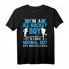 Eishockey-Spieler T-Shirt für Kinder mit Spruch - Cooles Eishockey Design für junge Fans