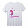 Echte Mädchen spielen Volleyball T-Shirt - Perfekte Geschenkidee für Geburtstage, Weihnachten und besondere Tage