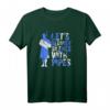 Schottischer Dudelsack Spieler T-Shirt - Destroy Silence with Pipes! Perfektes Geschenk für Schottlandfans und Dudelsackliebhaber