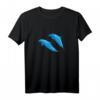 HapDuck Wasser T-Shirt mit Delfinen - Lebensfreude, Meerestiere & maritimes Design als Geschenk für Natur- und Meereliebhaber