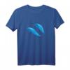 HapDuck Wasser T-Shirt mit Delfinen - Lebensfreude, Meerestiere & maritimes Design als Geschenk für Natur- und Meereliebhaber