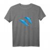 HapDuck Wasser T-Shirt mit Delfinen - Lebensfreude, Meerestiere & maritimes Design als Geschenk für Natur- und Meereliebhaber
