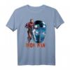 Marvel Avengers Endgame Iron Man Side Profile Graphic Tee - Offiziell lizenziertes Marvel T-Shirt für Superhelden-Fans