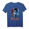 Marvel Avengers Endgame Iron Man Side Profile Graphic Tee - Offiziell lizenziertes Marvel T-Shirt für Superhelden-Fans
