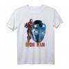 Marvel Avengers Endgame Iron Man Side Profile Graphic Tee - Offiziell lizenziertes Marvel T-Shirt für Superhelden-Fans