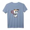 Lustiges Panda spielt Tennis - Tennis Spieler T-Shirt für Fans, Kinder und Pandaliebhaber als Geschenk