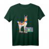 HapDuck Rollschuhfahrer T-Shirt mit Lama und Alpaka - Lustiges Geschenk für Skater, Party & Skate-Events