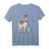 HapDuck Rollschuhfahrer T-Shirt mit Lama und Alpaka - Lustiges Geschenk für Skater, Party & Skate-Events