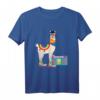 HapDuck Rollschuhfahrer T-Shirt mit Lama und Alpaka - Lustiges Geschenk für Skater, Party & Skate-Events