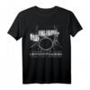 Schlagzeuger T-Shirt - Lustiges Drumset Design mit 'I Destroy Silence' für Drummer, Percussionisten & Musiklehrer als Geburtstags- oder Weihnachtsgeschenk