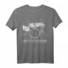 Schlagzeuger T-Shirt - Lustiges Drumset Design mit 'I Destroy Silence' für Drummer, Percussionisten & Musiklehrer als Geburtstags- oder Weihnachtsgeschenk