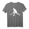 Hockey Spieler T-Shirt - Klassisch geschnitten mit doppelt genähtem Saum für aktive Feldhockeyspieler