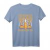 Stockschießen und Bier Darum bin ich hier Trinken T-Shirt - Lustiges Wintersport- und Bierfan-Shirt für Freunde und Familie