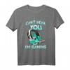Ich kann dich nicht hören, ich spiele - Lustiges Gamer T-Shirt, perfektes Geschenk für Videospieler, Nerds & Geeks zu Weihnachten, Geburtstag & mehr