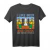 Ich mag Bier Schach 3 Menschen Lustiges T-Shirt – Perfekt für Schachliebhaber, Familien & Turniere, Geschenkidee für Männer & Frauen