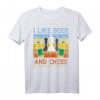 Ich mag Bier Schach 3 Menschen Lustiges T-Shirt – Perfekt für Schachliebhaber, Familien & Turniere, Geschenkidee für Männer & Frauen