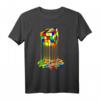 Lustiges Schmelzendes Rubik Würfel T-Shirt – Perfektes Geschenk für Puzzle- und Mathematikliebhaber zu Geburtstagen, Weihnachten & Feiertagen