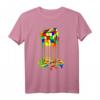 Lustiges Schmelzendes Rubik Würfel T-Shirt – Perfektes Geschenk für Puzzle- und Mathematikliebhaber zu Geburtstagen, Weihnachten & Feiertagen