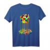 Lustiges Schmelzendes Rubik Würfel T-Shirt – Perfektes Geschenk für Puzzle- und Mathematikliebhaber zu Geburtstagen, Weihnachten & Feiertagen