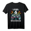 Kids Level 6 Unlocked Video Gamer T-Shirt – Perfektes Geburtstagsgeschenk für 6-Jährige, Jungen und Mädchen, Level 6 erreicht, Gaming Outfit für Kinder