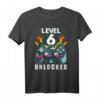 Kids Level 6 Unlocked Video Gamer T-Shirt – Perfektes Geburtstagsgeschenk für 6-Jährige, Jungen und Mädchen, Level 6 erreicht, Gaming Outfit für Kinder