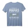 Manche Papas Spielen Fußball & Kettensäge T-Shirt – Coole Vatertagsgeschenkidee für Handwerker, Förster & Fußballfans