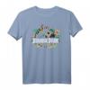 HapDuck T-Rex Tropical Floral Logo T-Shirt - Offiziell Lizenzierte Geburtstagskleidung für Dinosaurier-Fans