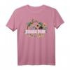 HapDuck T-Rex Tropical Floral Logo T-Shirt - Offiziell Lizenzierte Geburtstagskleidung für Dinosaurier-Fans