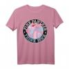 Pink Panther Think Pink Circle Portrait T-Shirt - Offiziell lizenziertes Cartoon-Design für Fans und Sammler