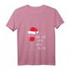 Lustiges Weihnachtsoutfit Damen mit Weinmotiv - Nikolaus Mütze Xmas T-Shirt für Weihnachtsfeiern & Weinliebhaber
