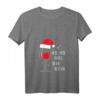 Lustiges Weihnachtsoutfit Damen mit Weinmotiv - Nikolaus Mütze Xmas T-Shirt für Weihnachtsfeiern & Weinliebhaber