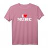 HapDuck T-Shirt mit I Love Music & I Heart Music - Lustiges Musik Fan Shirt für Geburtstag, Weihnachten & Geschenkideen