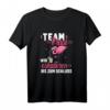 Lustiges JGA Damen T-Shirt mit Flamingo & Spruch – Perfekt für Junggesellinnenabschied & Polterabend, Team Braut & letzte Party