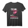 Lustiges JGA Damen T-Shirt mit Flamingo & Spruch – Perfekt für Junggesellinnenabschied & Polterabend, Team Braut & letzte Party