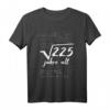 Quadratwurzel 225 = 15 Jahre Alt - Lustiges Geburtstags-T-Shirt für Jungen und Mädchen mit Mathe- und Wissenschafts-Humor