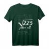 Quadratwurzel 225 = 15 Jahre Alt - Lustiges Geburtstags-T-Shirt für Jungen und Mädchen mit Mathe- und Wissenschafts-Humor