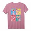 Pink Panther Colorful Portrait Panels T-Shirt - Lizenziertes, buntes Cartoon-Design für Fans