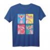Pink Panther Colorful Portrait Panels T-Shirt - Lizenziertes, buntes Cartoon-Design für Fans