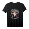 Lustiges Oktoberfest T-Shirt Damen Dirndl Kurzarm Schwarz mit Spruch, Witziges Trachtenshirt für Wiesn & Trachtenfans