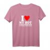 I Love My Girlfriend So Please Stay Away From Me Lustiges BF T-Shirt – Perfekt für Valentinstag & Partnergeschenke