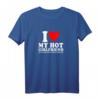 I Love My Girlfriend So Please Stay Away From Me Lustiges BF T-Shirt – Perfekt für Valentinstag & Partnergeschenke
